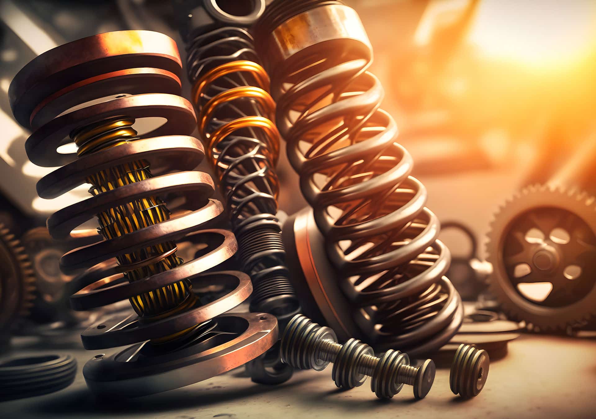 Springs and gears