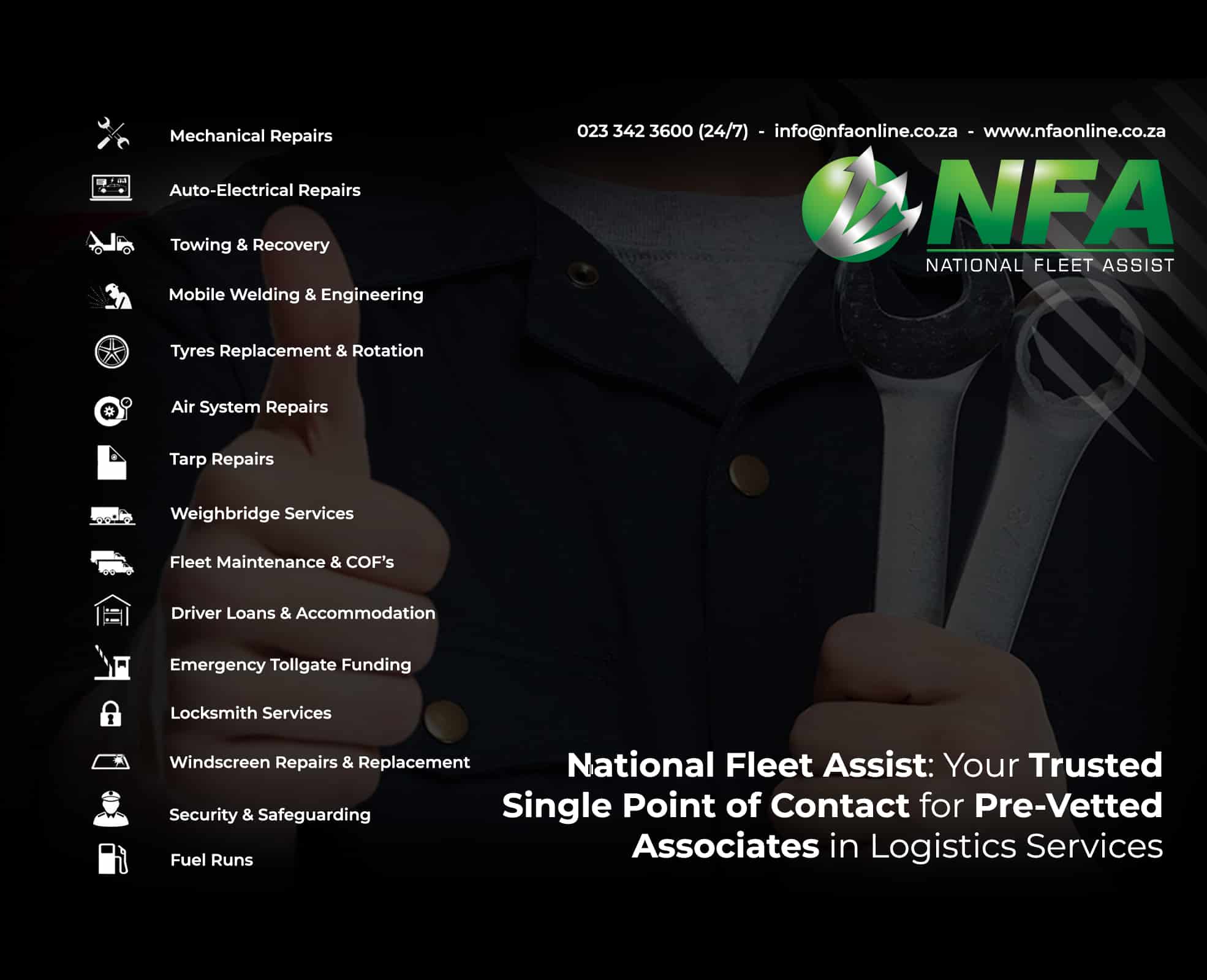 National Fleet Assist Trusted Single Point of Contact for Pre Vetted Associates in Logistics Services