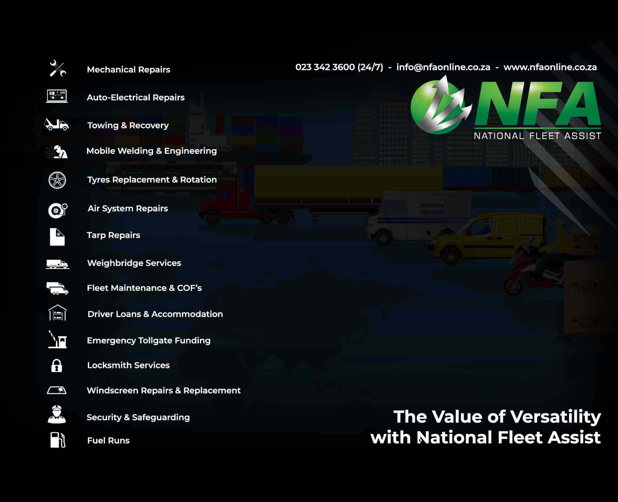 National Fleet Assist The Value of Versatility with National Fleet Assist