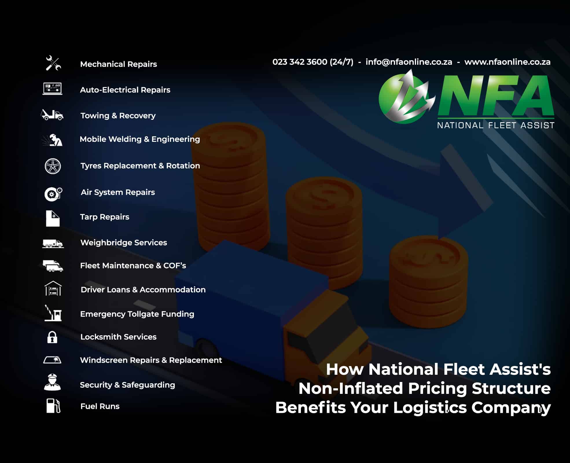 National Fleet Assist Non Inflated Pricing Structure Benefits Your Logistics Company