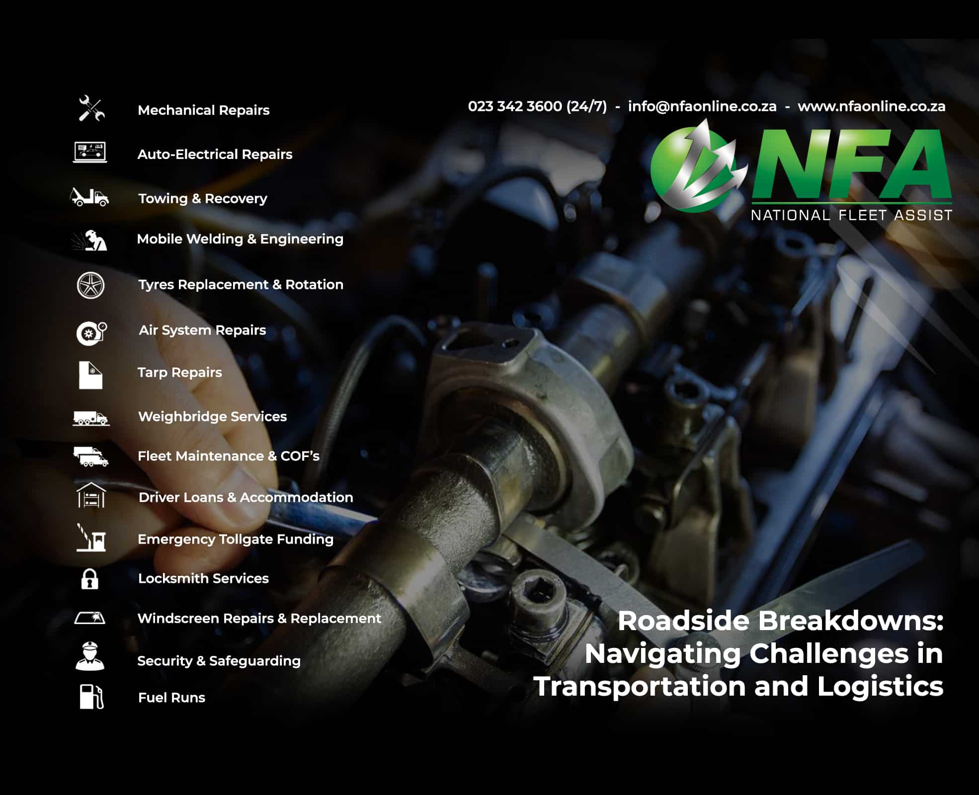 National Fleet Assist Roadside Breakdowns Navigating Challenges in Transportation and Logistics
